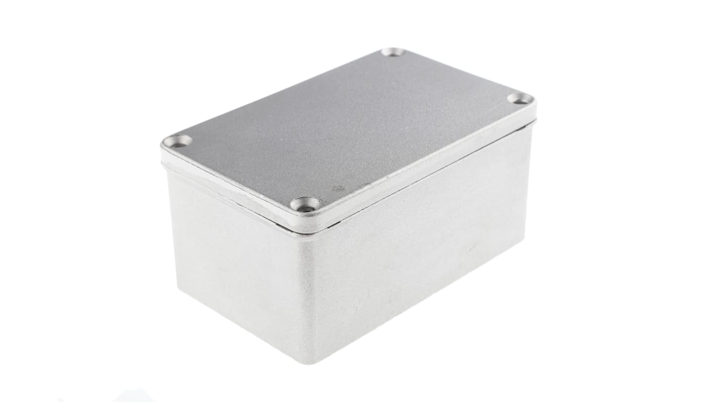 Caja RS PRO de Aluminio Presofundido Gris, 122 x 75 x 61mm, IP65