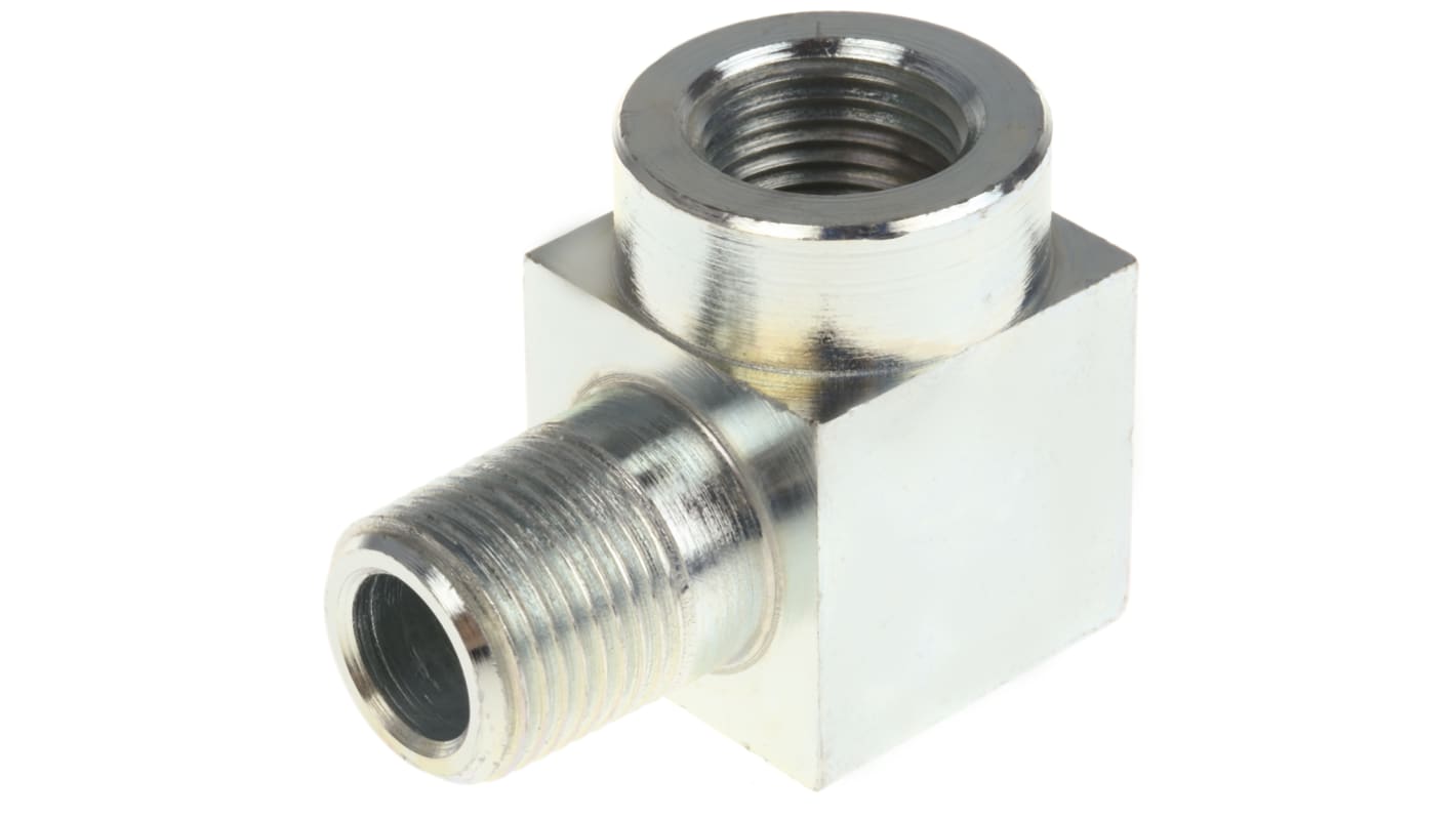 Racor codo - Rosca a rosca Enerpac, FZ1616, Hembra NPT 3/8 Macho NPT 3/8