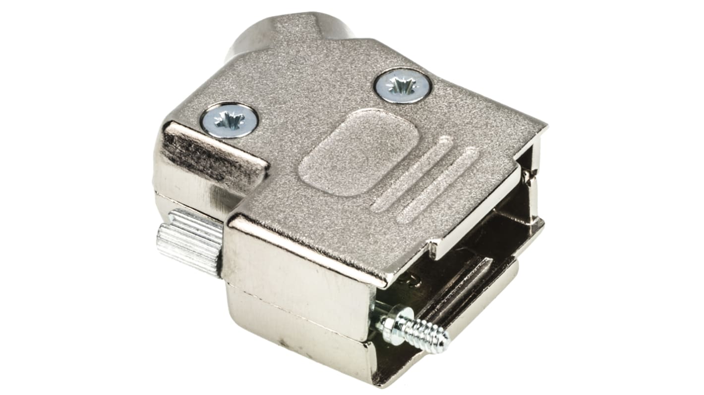 MH Connectors MHD45ZK Series Zinc Angled D Sub Backshell, 9 Way, Strain Relief