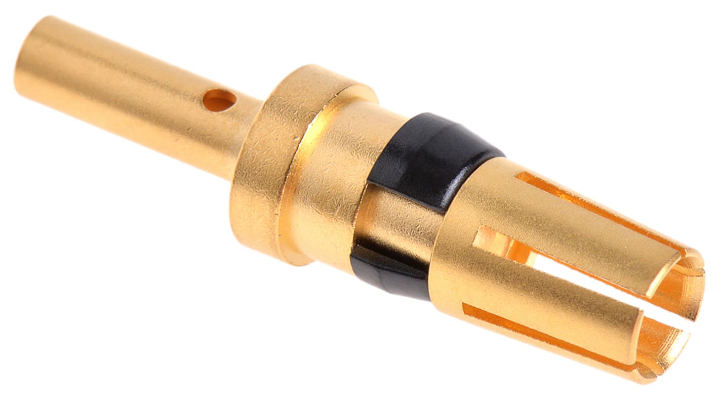 Contacto para conector de backplane Hembra ERNI serie DIN 41612 de Cobre Berilio revestido de Enickel, Oro, corriente