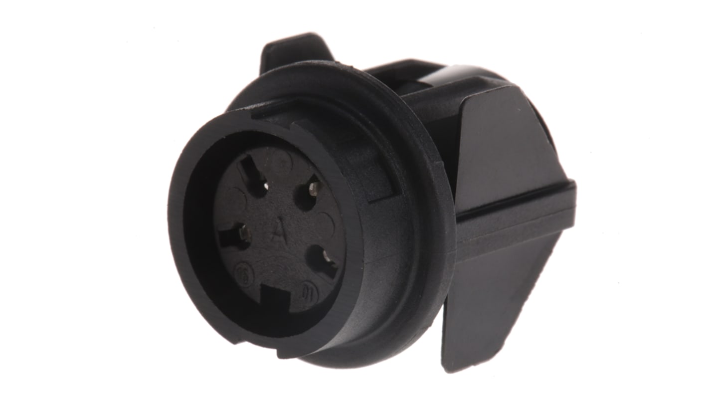 Amphenol Industrial Circular Connector, 4 Contacts, Panel Mount, M16 Connector, Socket, Female, signalmate C091 Series