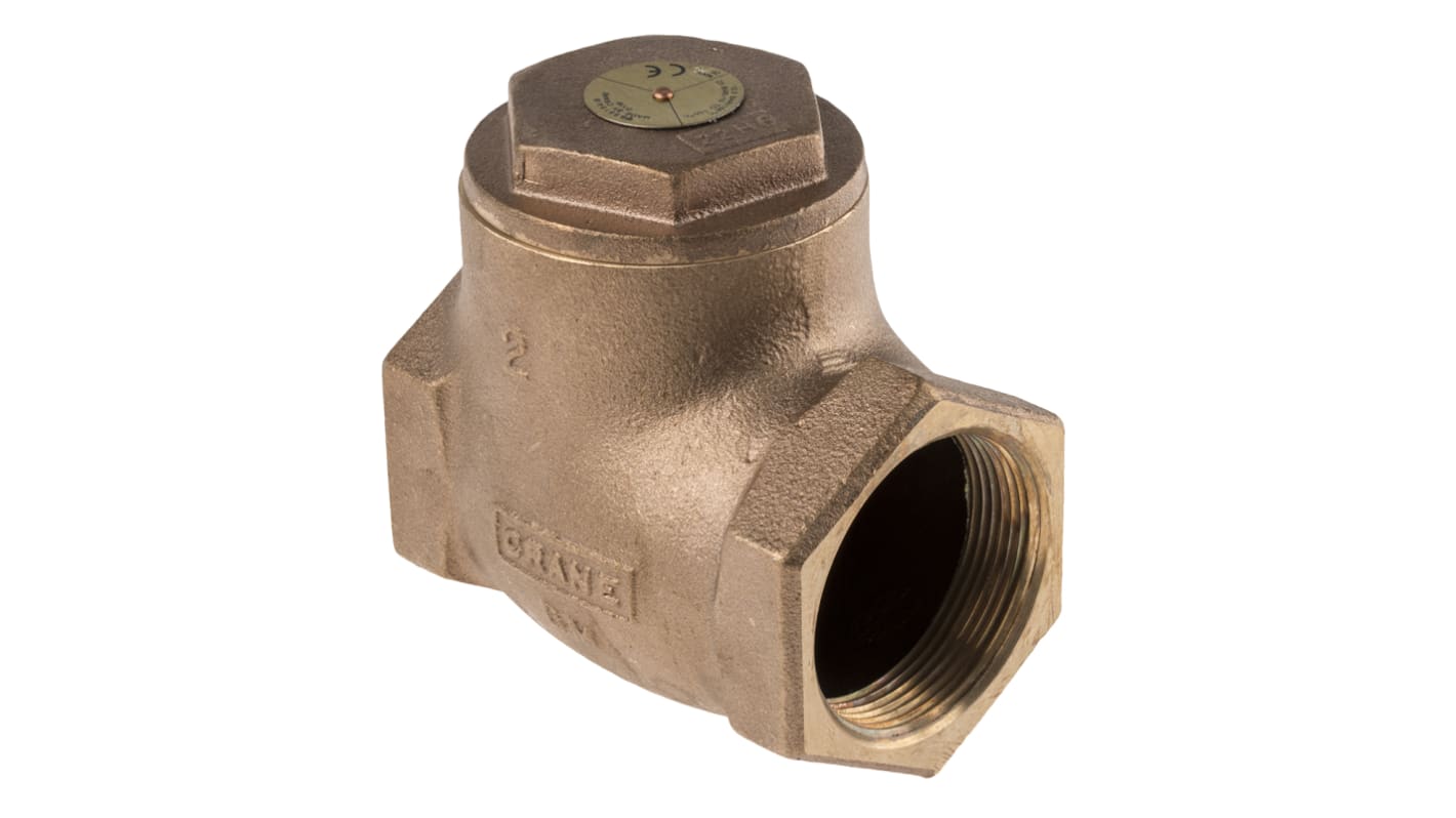 RS PRO Bronze Single Check Valve, BSPT 2in, 25 bar