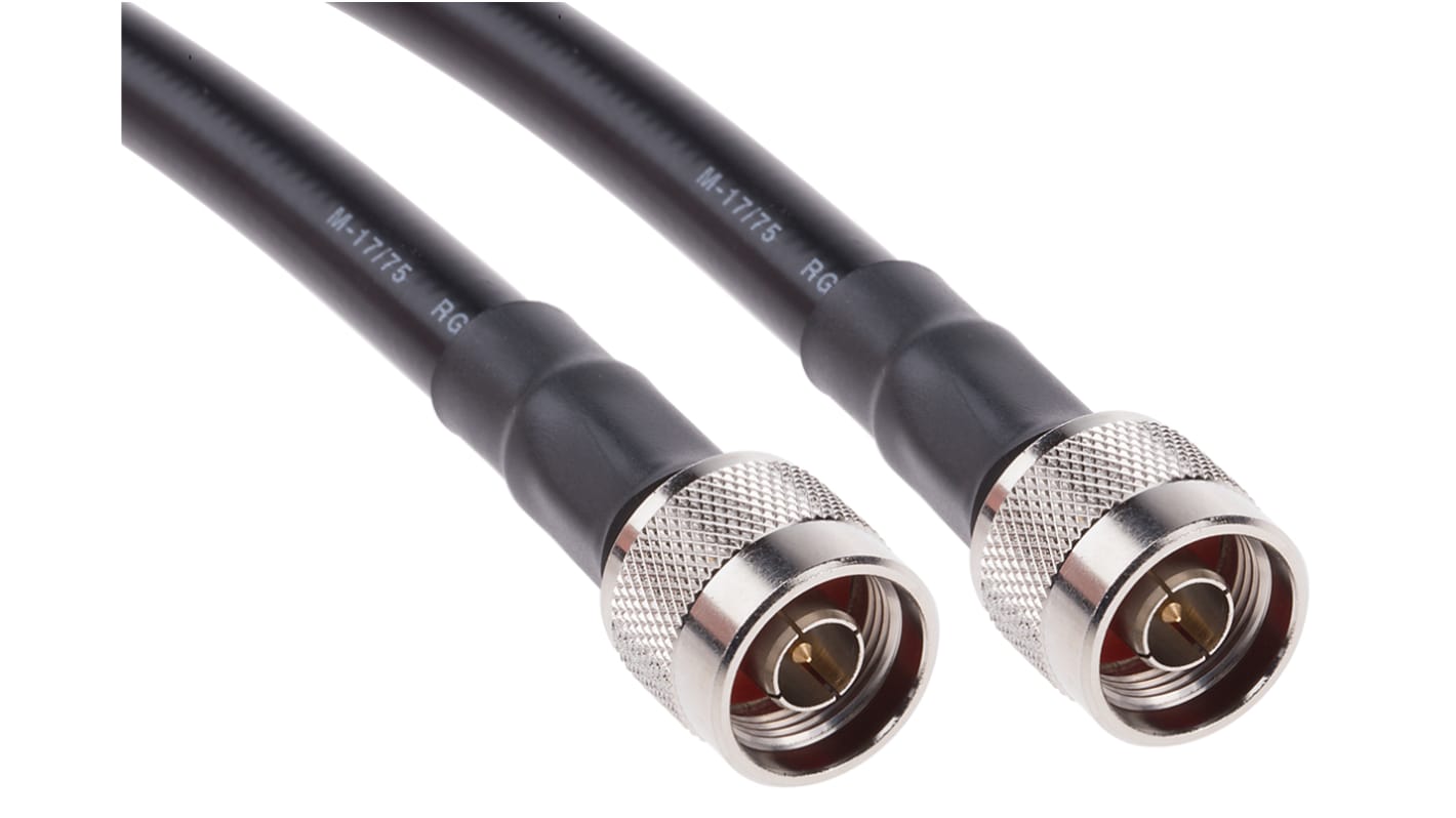 RS PRO Coaxial Cable Assembly, 2.5m, RG214 Coaxial