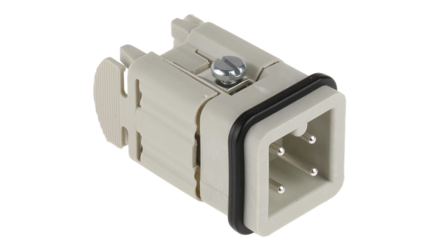 EPIC H-A Industrie-Steckverbinder Kontakteinsatz, 3-polig 10A Stecker, Schrauben