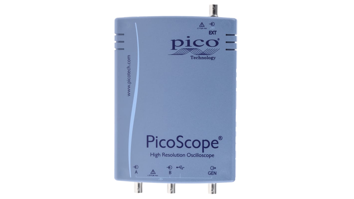 Pico Technology Oszcilloszkóp, PicoScope 4000 sorozatú, PicoScope 4262, PC-alapú, 5MHz CAN, IIC, RS232, SPI, UART, USB,