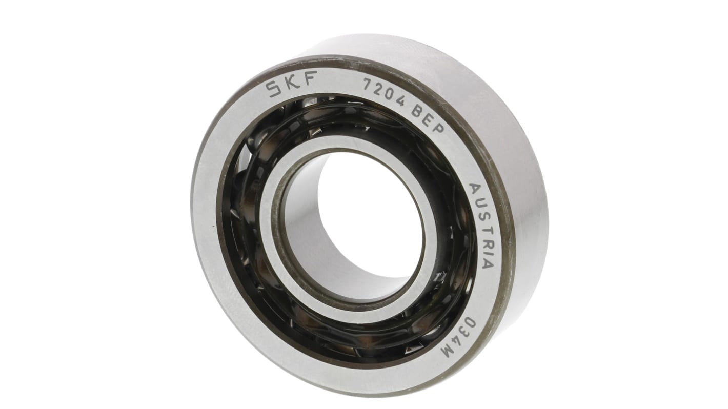 SKF 7204 BEP Single Row Angular Contact Ball Bearing Open Type 20mm I