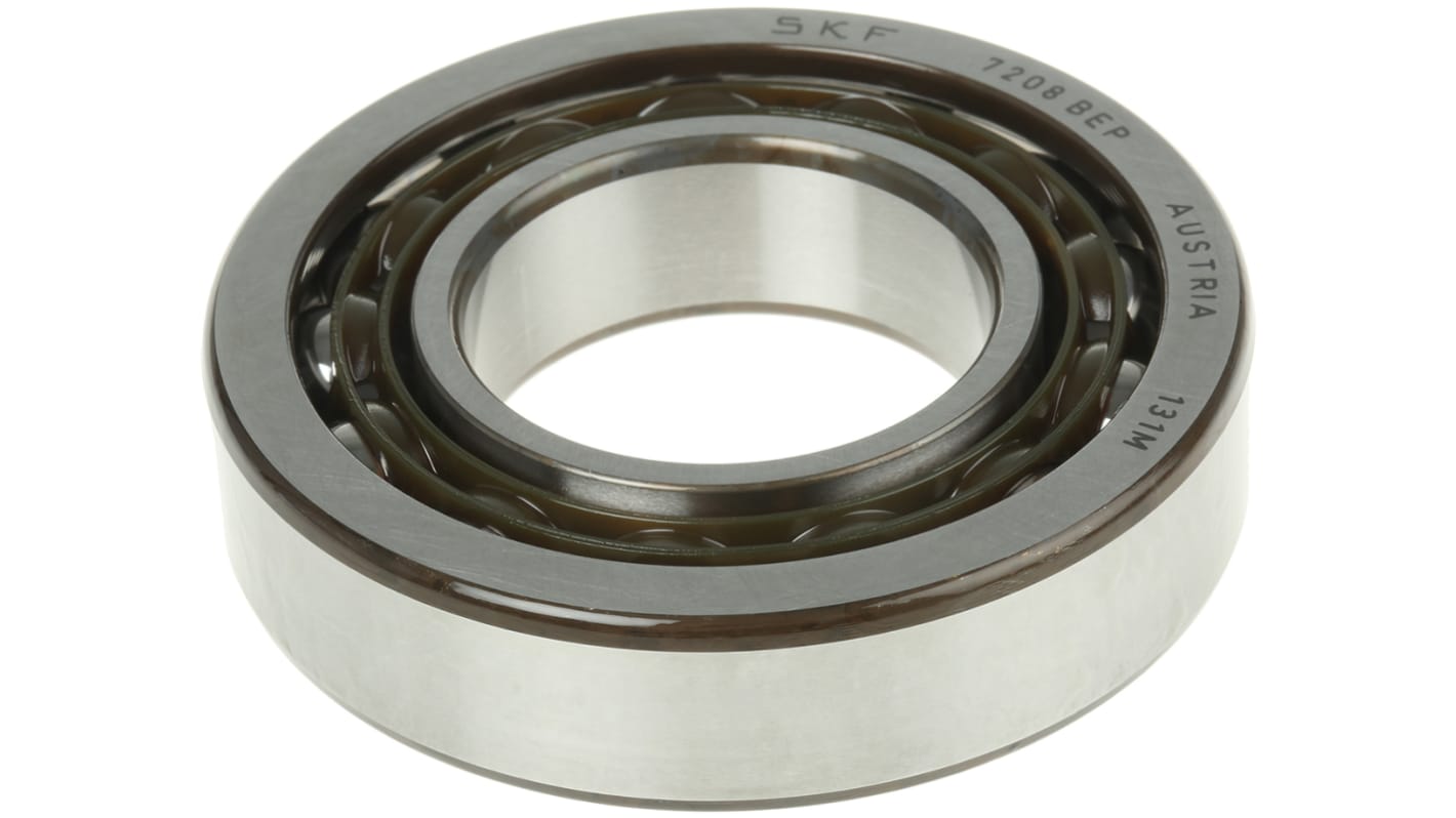SKF 7208 BEP Single Row Angular Contact Ball Bearing Open Type 40mm I
