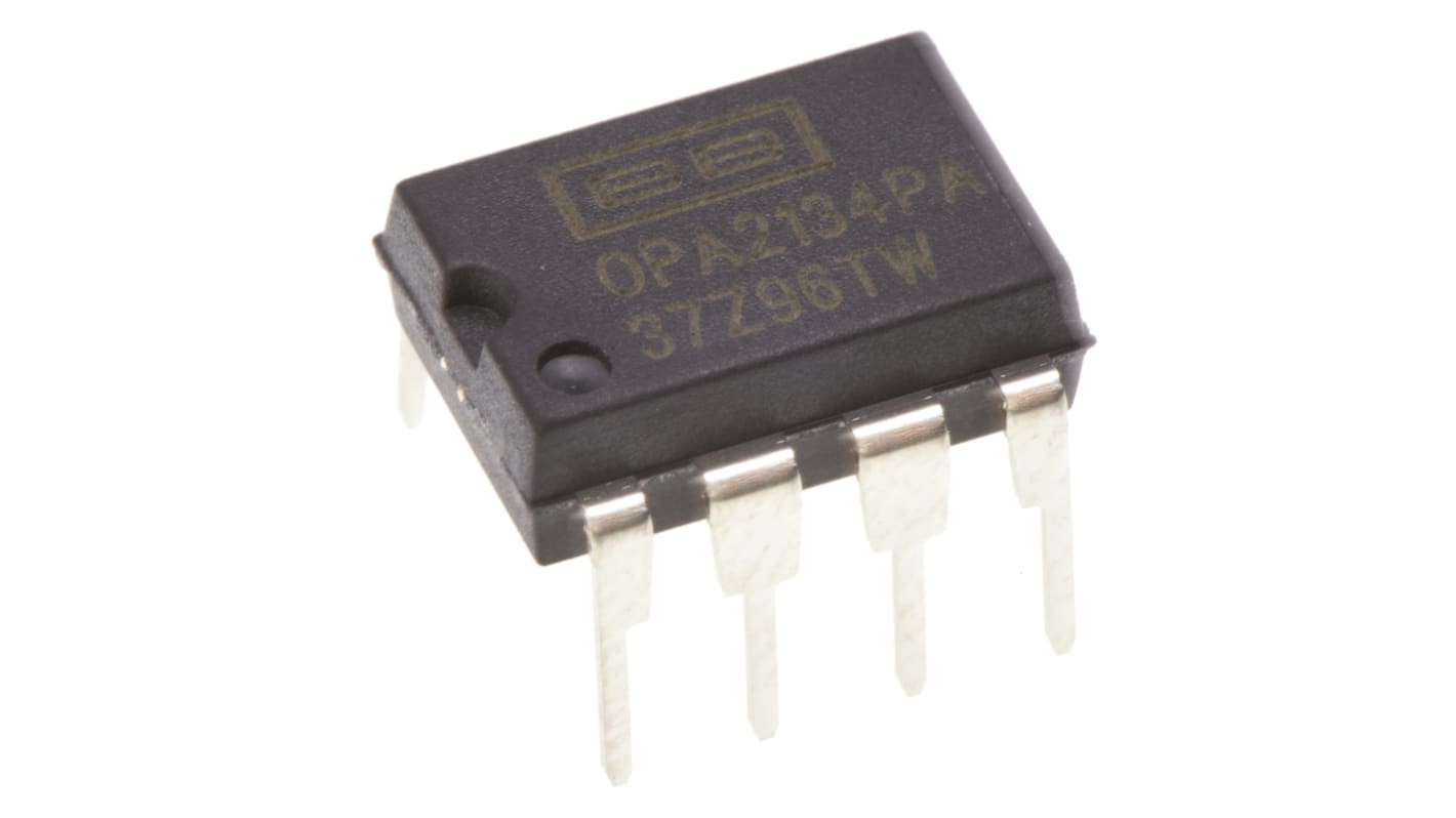 Texas Instruments, 2-Channel, 8-Pin PDIP OPA2134PA