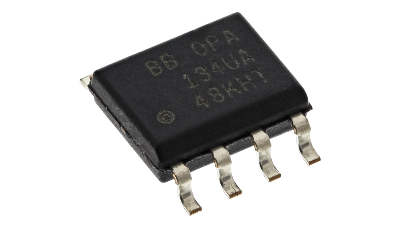Amplificador de audio OPA134UA, Amplificador de funcionamiento 8MHZ 86dB SOIC, 8-Pines +85 °C