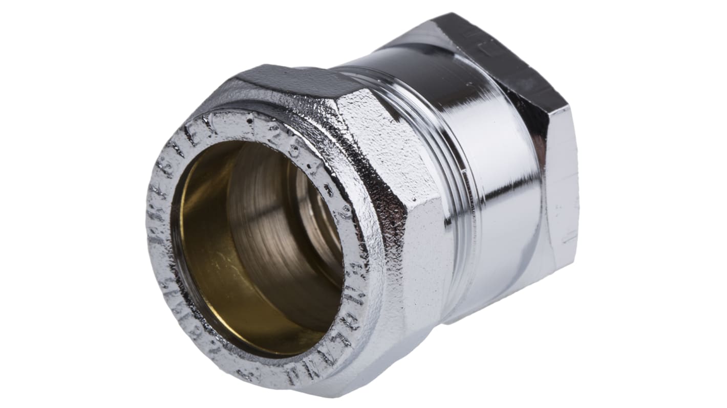 RS PRO Brass Compression Fitting, Straight Coupler