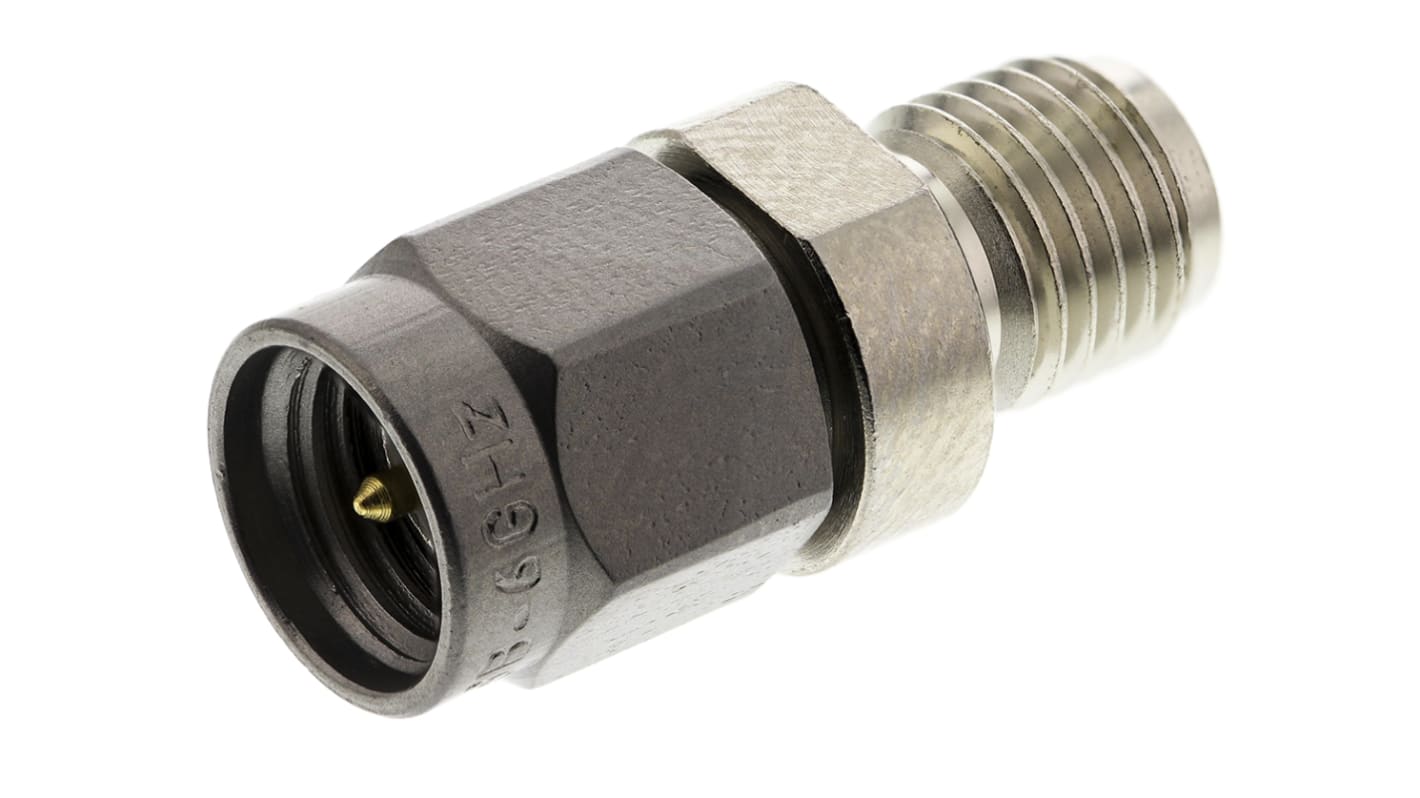 Atenuador de RF Radiall R411803124, 50Ω, Recta, Conector macho a conector hembra SMA 3dB, 6GHz