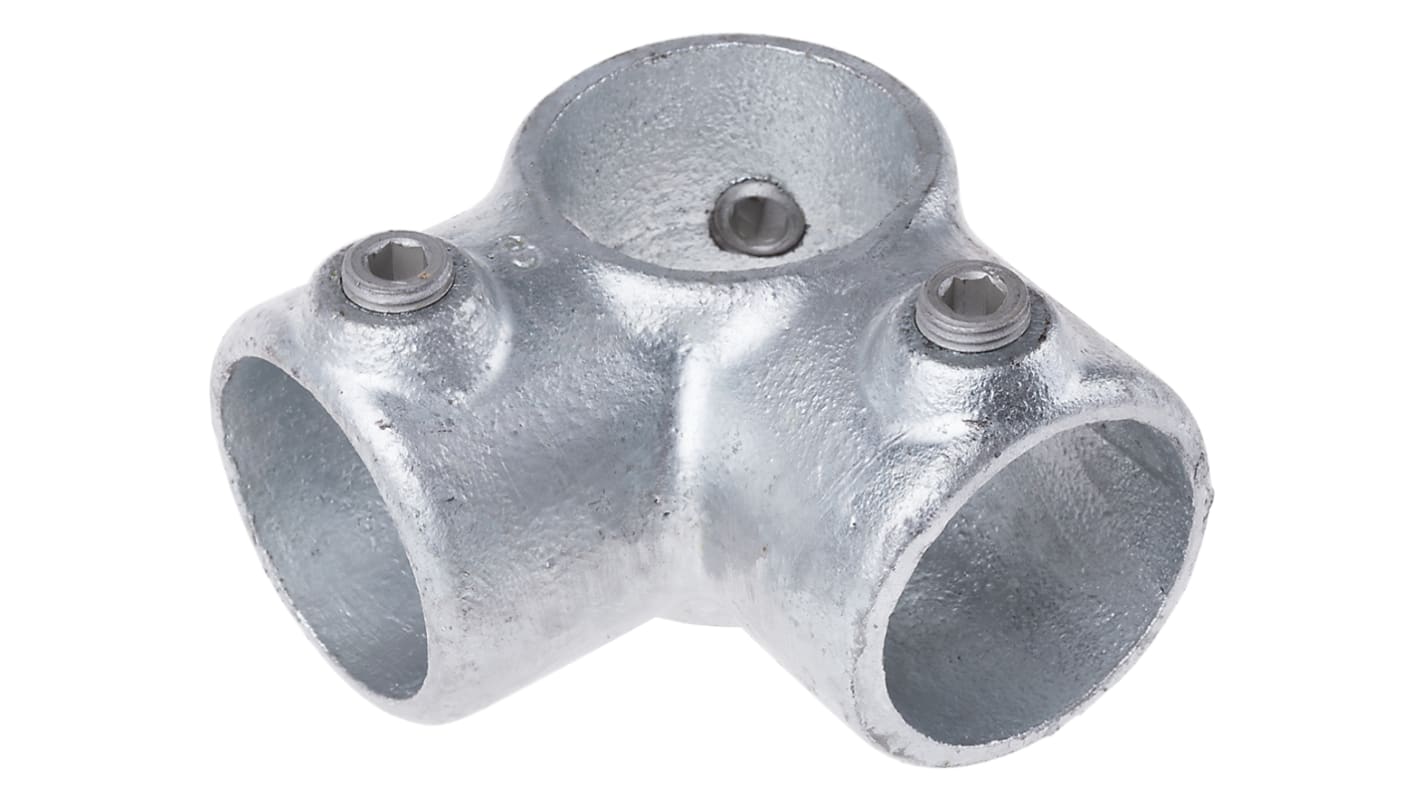 RS PRO 3-Way Connector Connecting Component, Strut Profile Type 2, Round Tube Size Type 2