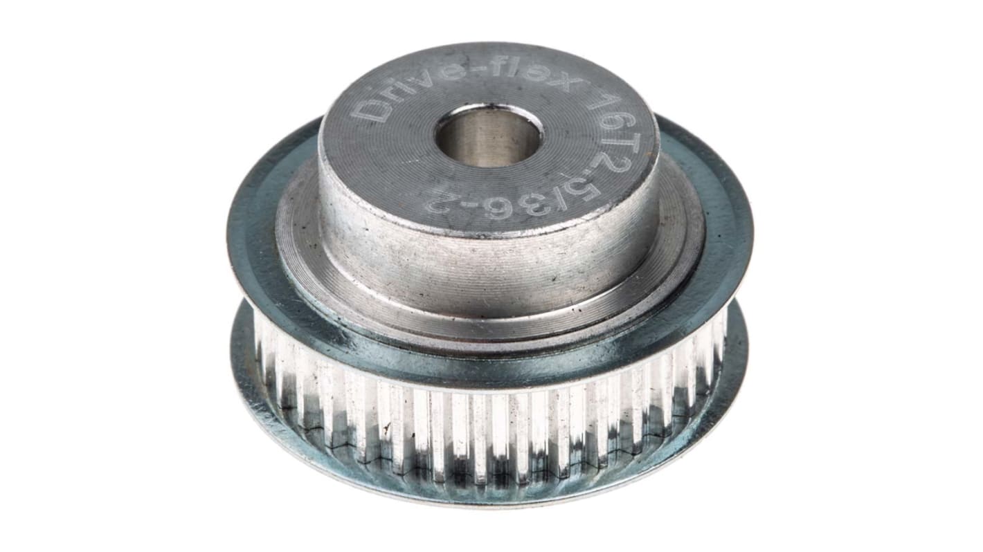 Poulie pour courroie crantée en Aluminium 36 dents , pas de 2.5mm, alésage 6mm