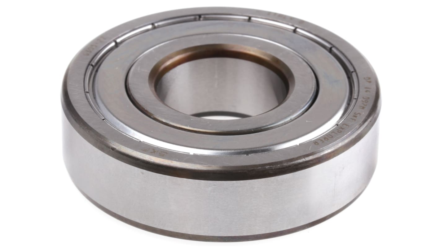 SKF 6305-2Z Single Row Deep Groove Ball Bearing- Both Sides Shielded 25mm I.D, 62mm O.D