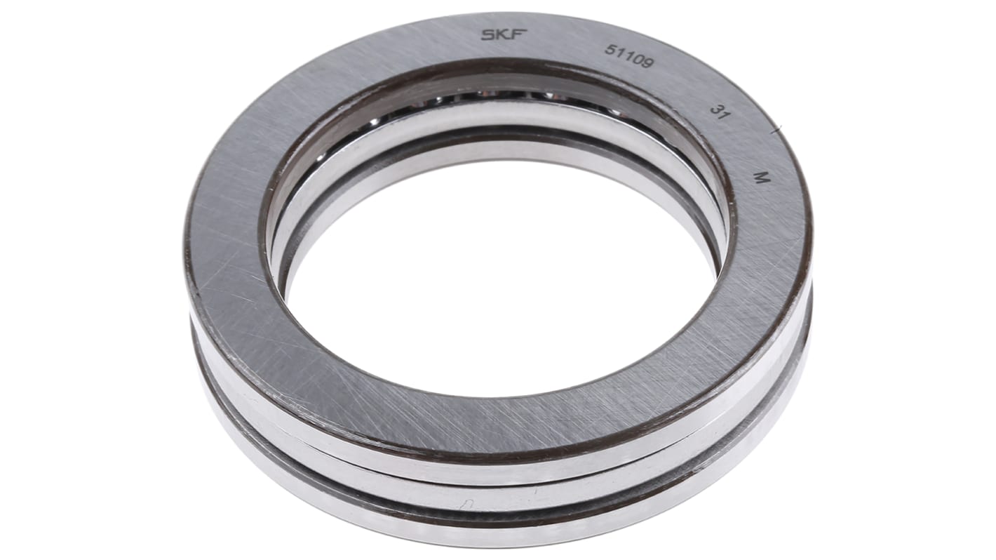 SKF 51109 Thrust Ball Bearing Open Type 45mm I.D, 65mm O.D RS