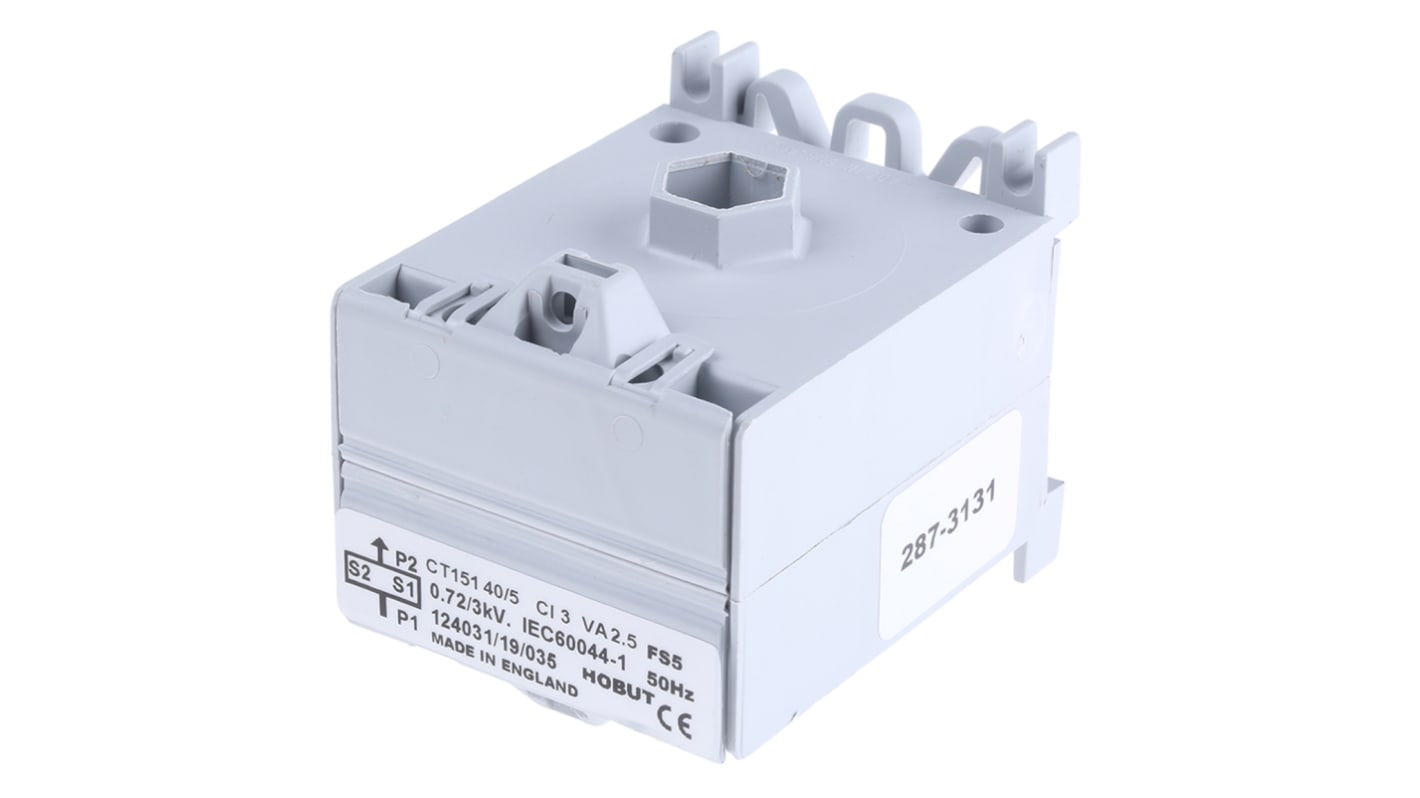 HOBUT CT151 Series Straight Through Current Transformer, 40:5, 14mm Bore