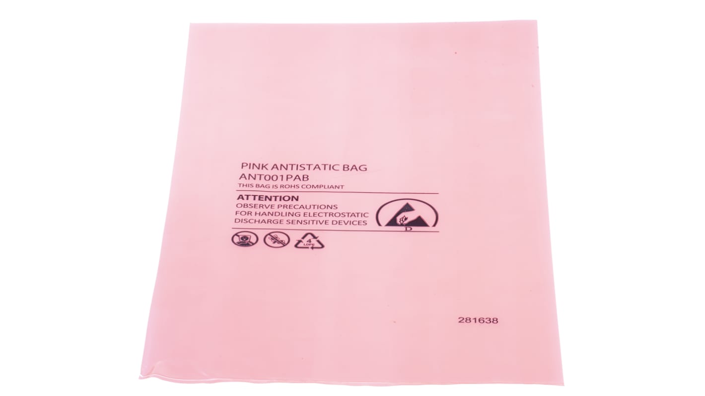 RS PRO Anti Static Bag 255mm(W)x 205mm(L)