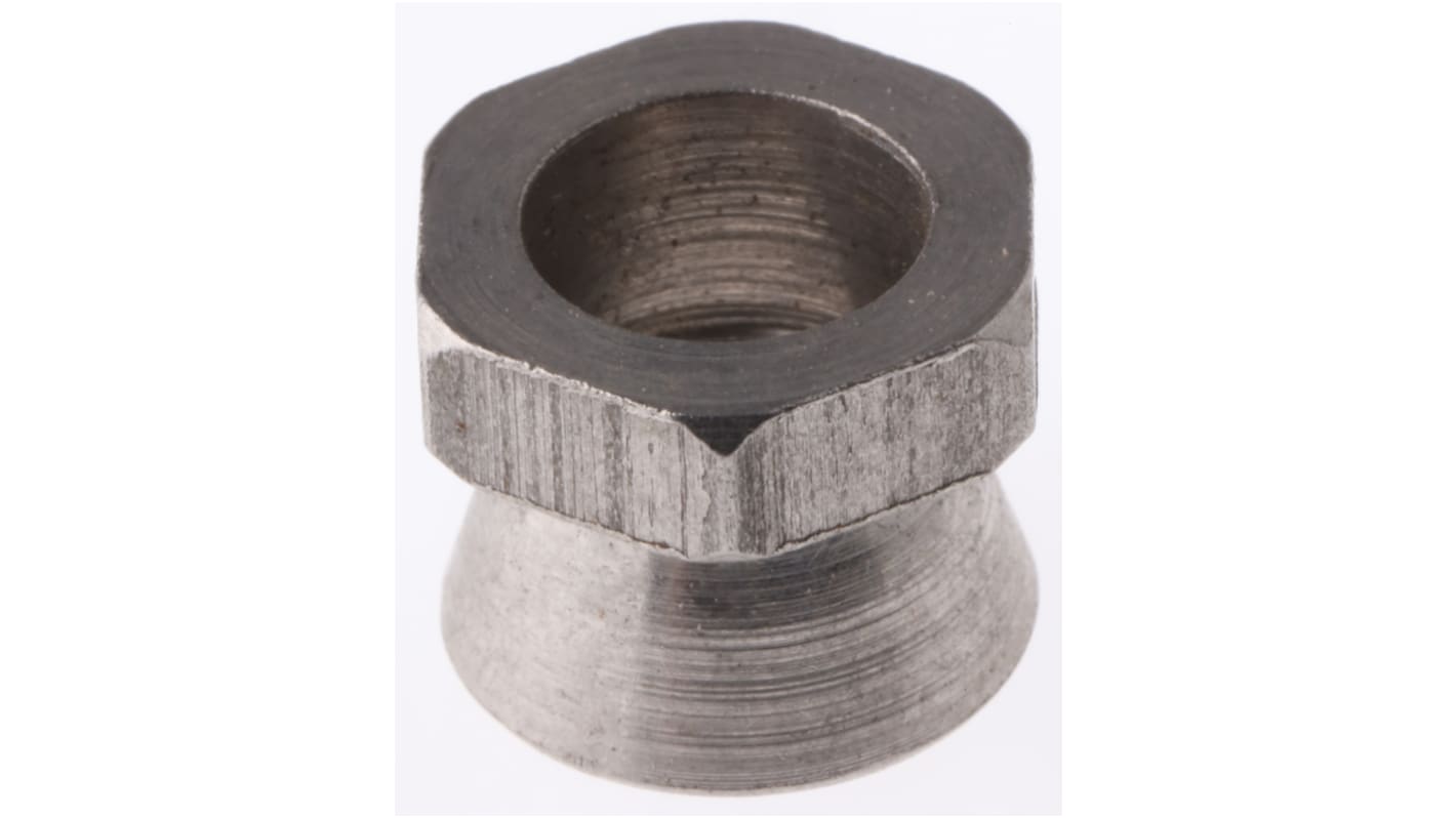 RS PRO 18Nm Plain Stainless Steel Shear Nut, M8