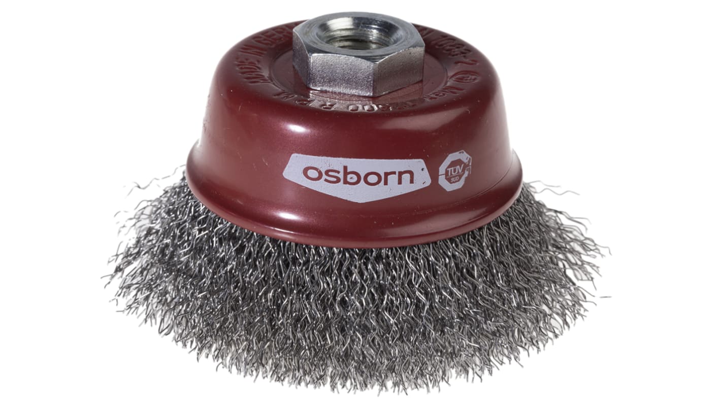 RS PRO Crimped Steel Abrasive Cup Brush, 12500rpm