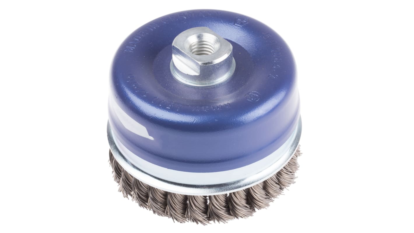 RS PRO Twisted Steel Abrasive Cup Brush, 8500rpm