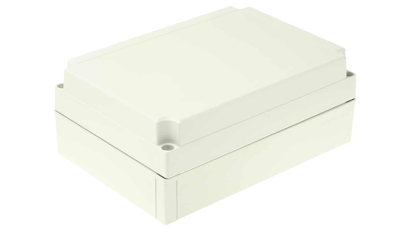 Fibox MNX Series Grey Polycarbonate Enclosure, IP66, IP67, Grey Lid, 255 x 180 x 100mm