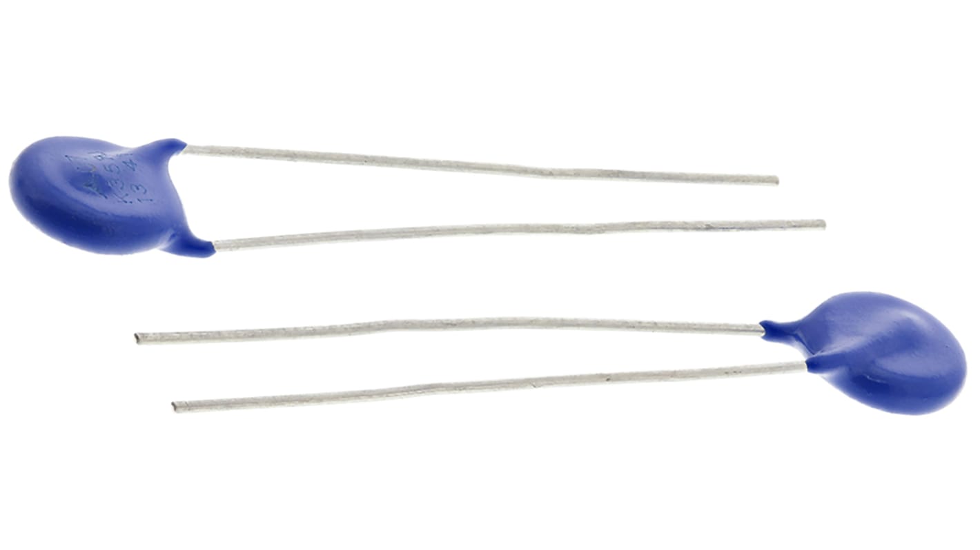 EPCOS Metalloxid-Varistor, 1.05nF, 35V, 35V, 2.5J, Metall / 2.5A, 250A max., mm, Ø 9mm, 3.9mm