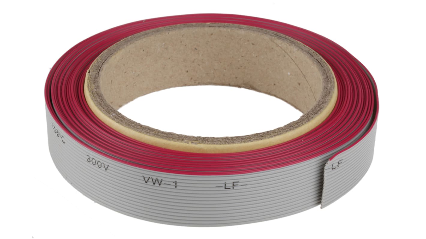 Cavo ribbon 16 vie RS PRO, passo 1.27mm, 28 AWG