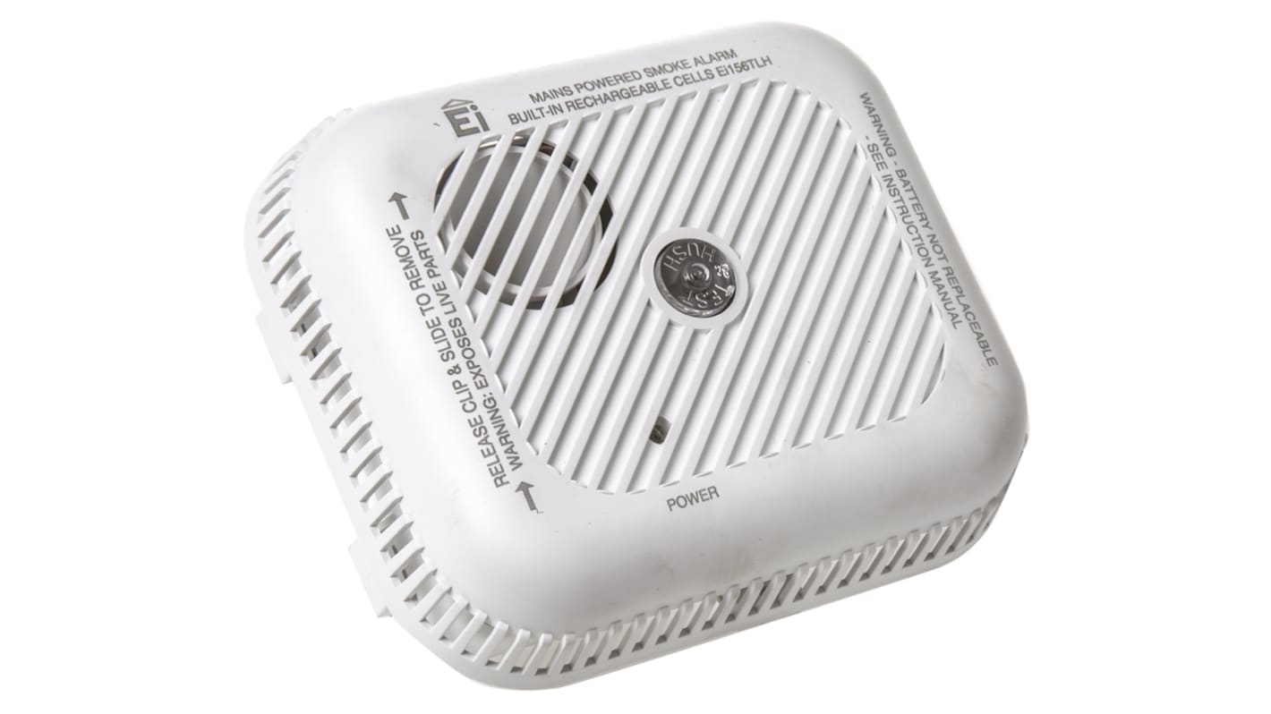 Mains operated optical smoke alarm