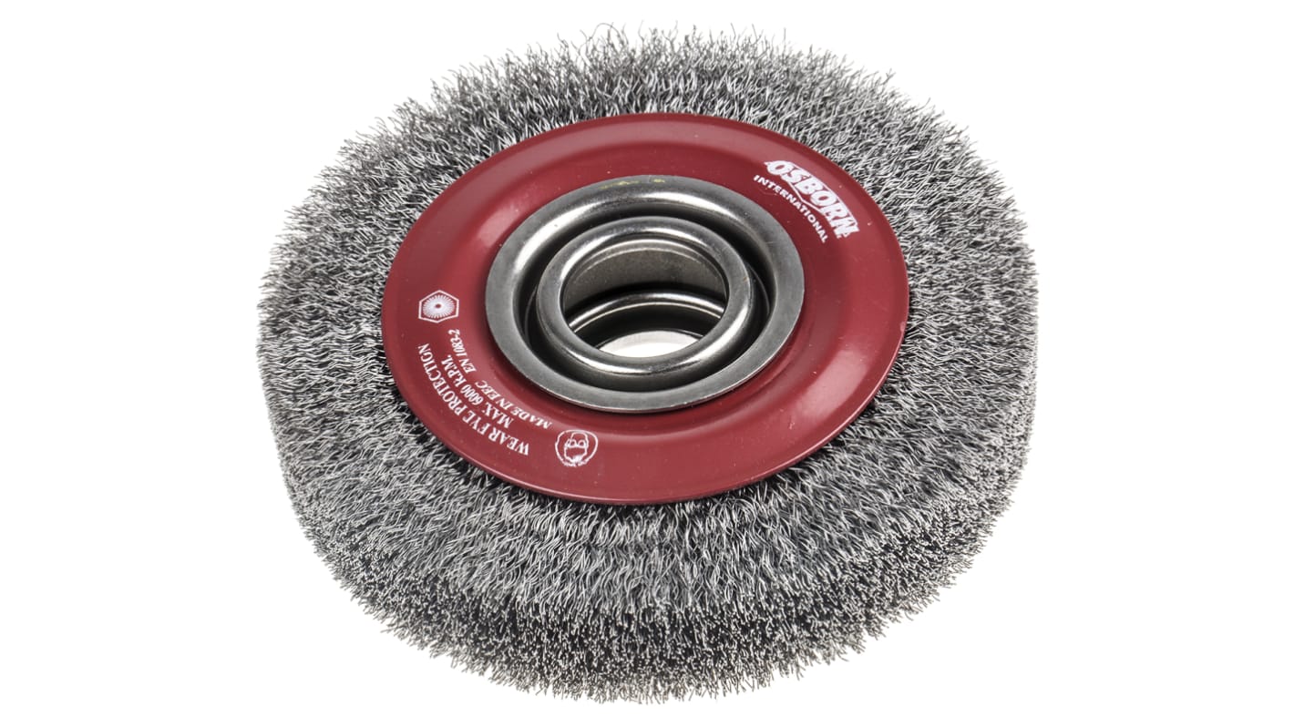 RS PRO Steel Abrasive Brush, 150mm Diameter