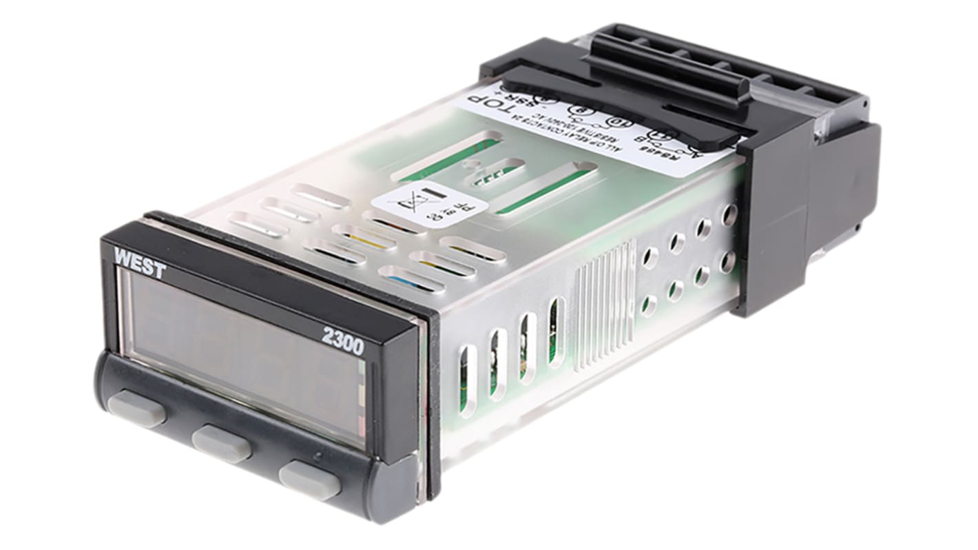 West Instruments N2300 Process Indicator, 49 x 25mm, 100 V ac, 240 V ac Supply Voltage