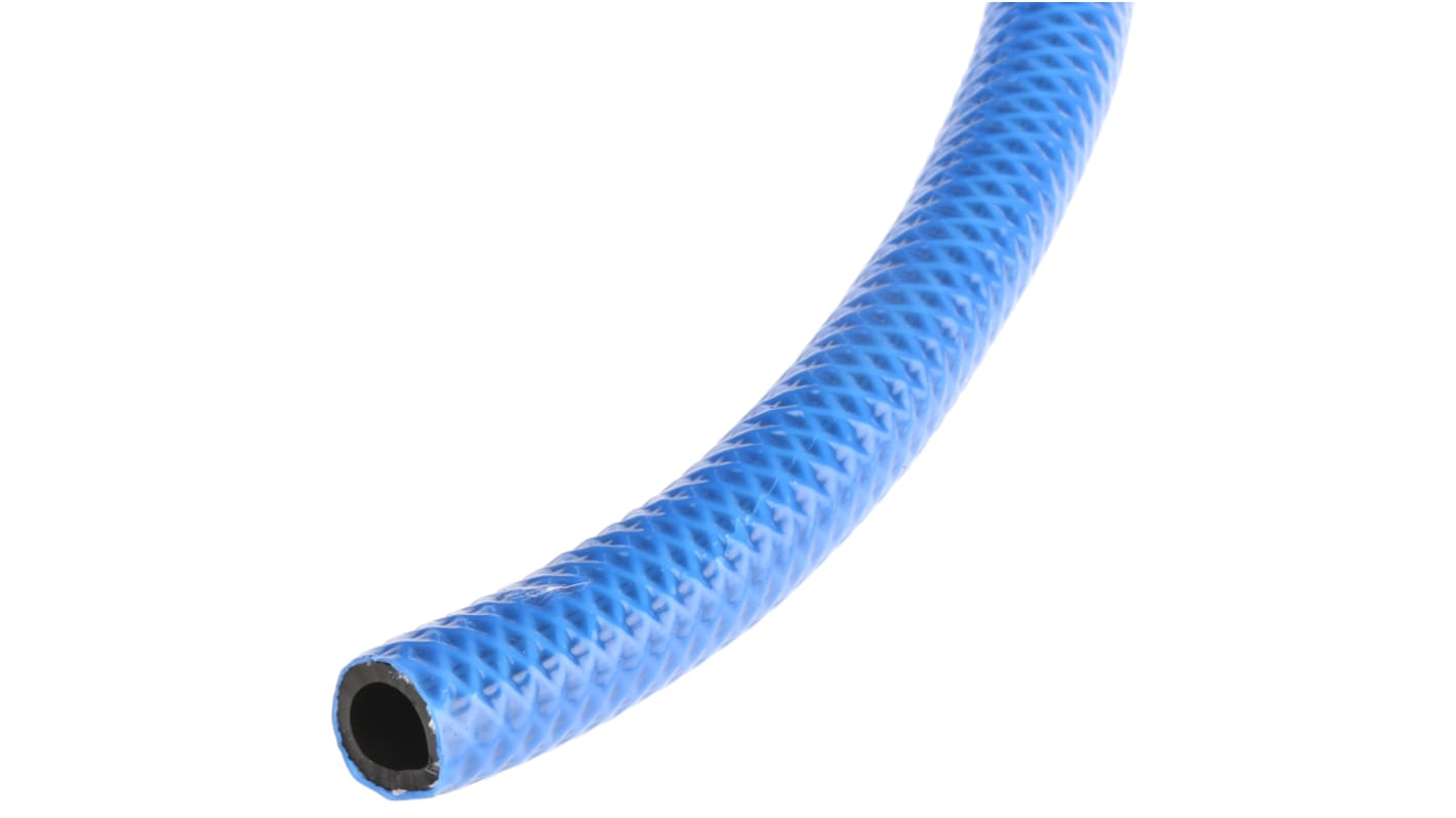 RS PRO Hose Pipe, PVC, 9.75mm ID, 13.75mm OD, Blue, 30m