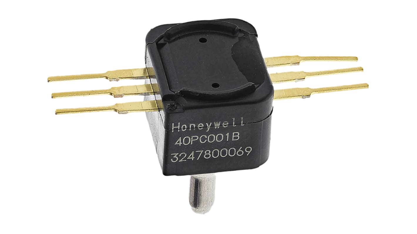 Sensor de presión manométrica Honeywell, -50mm Hg → 50mm Hg, 4,75 → 5,25 V dc, salida Amplificada, para Gas