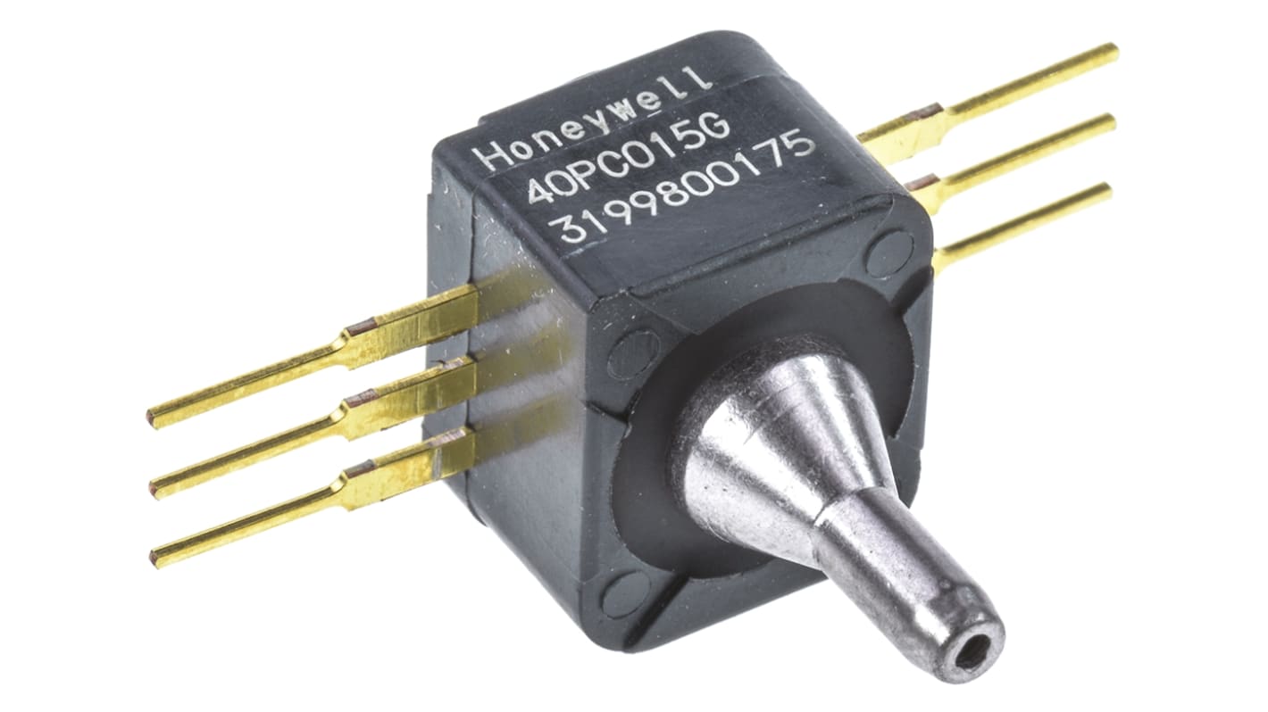 Sensor de presión manométrica Honeywell, 0psi → 15psi, 4,75 → 5,25 V dc, salida Amplificada, para Gas