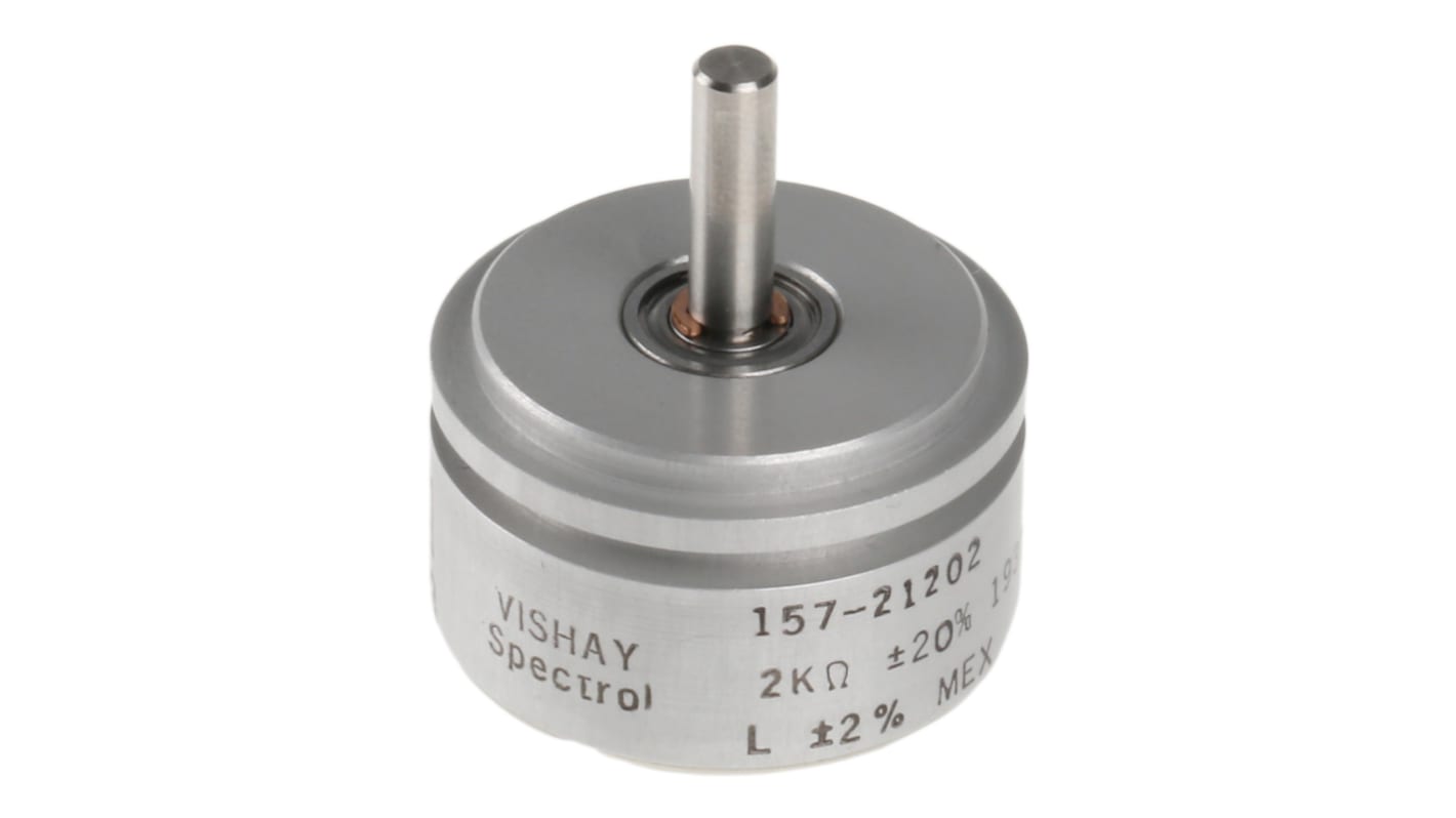 Vishay 2kΩ Rotary Potentiometer 1-Gang Servo Mount, 157S202MX