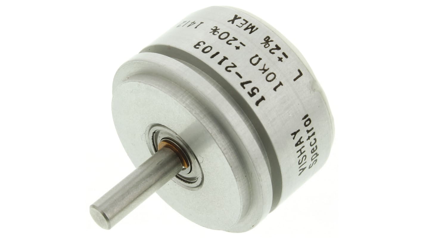 Vishay 157 Servo Montage  Dreh Potentiometer 10kΩ ±20% / 1W , Schaft-Ø 3,18 mm