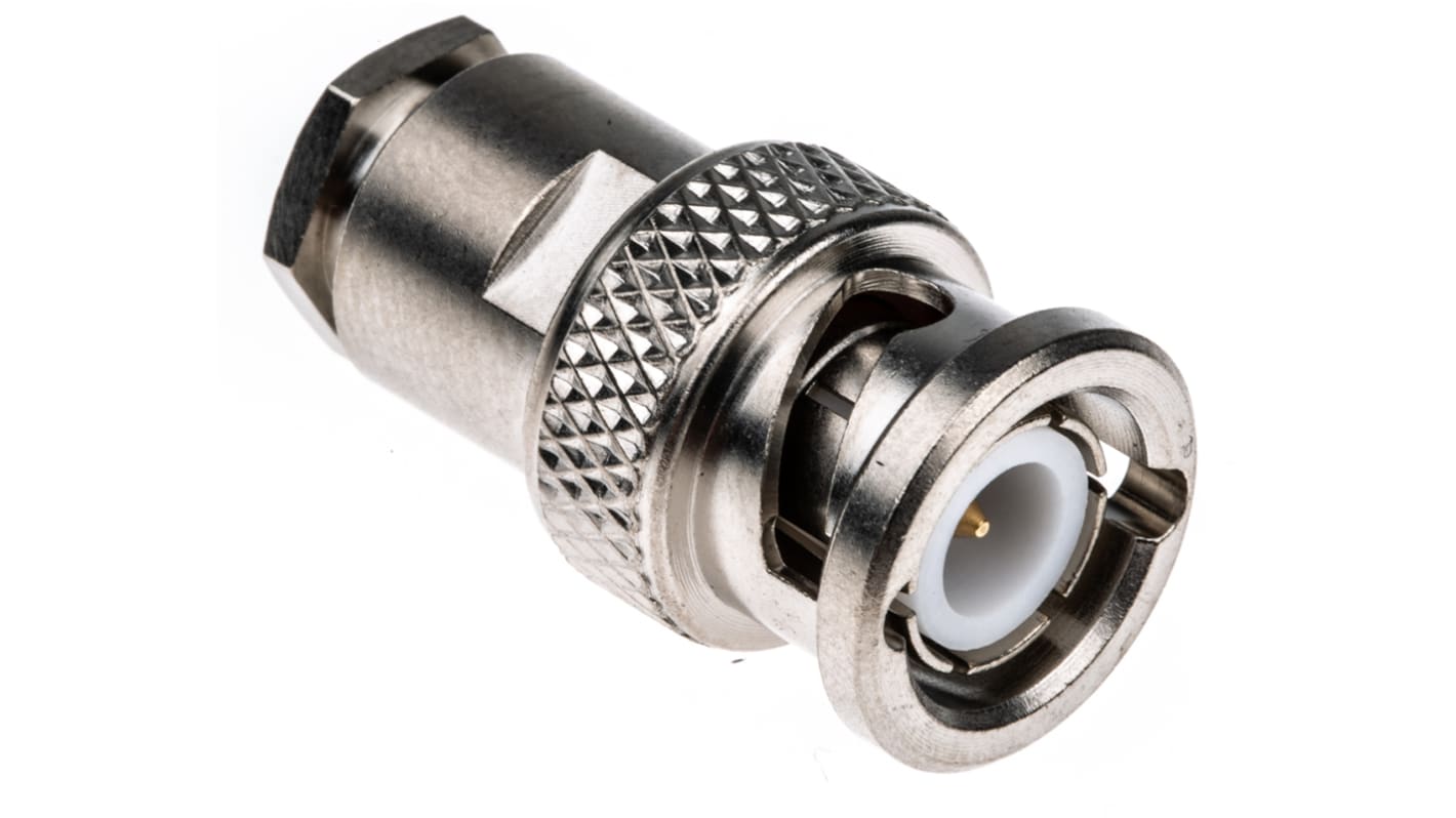 R141007000W | Connecteur coaxial Radiall Mâle Droit, raccordement Cage ...