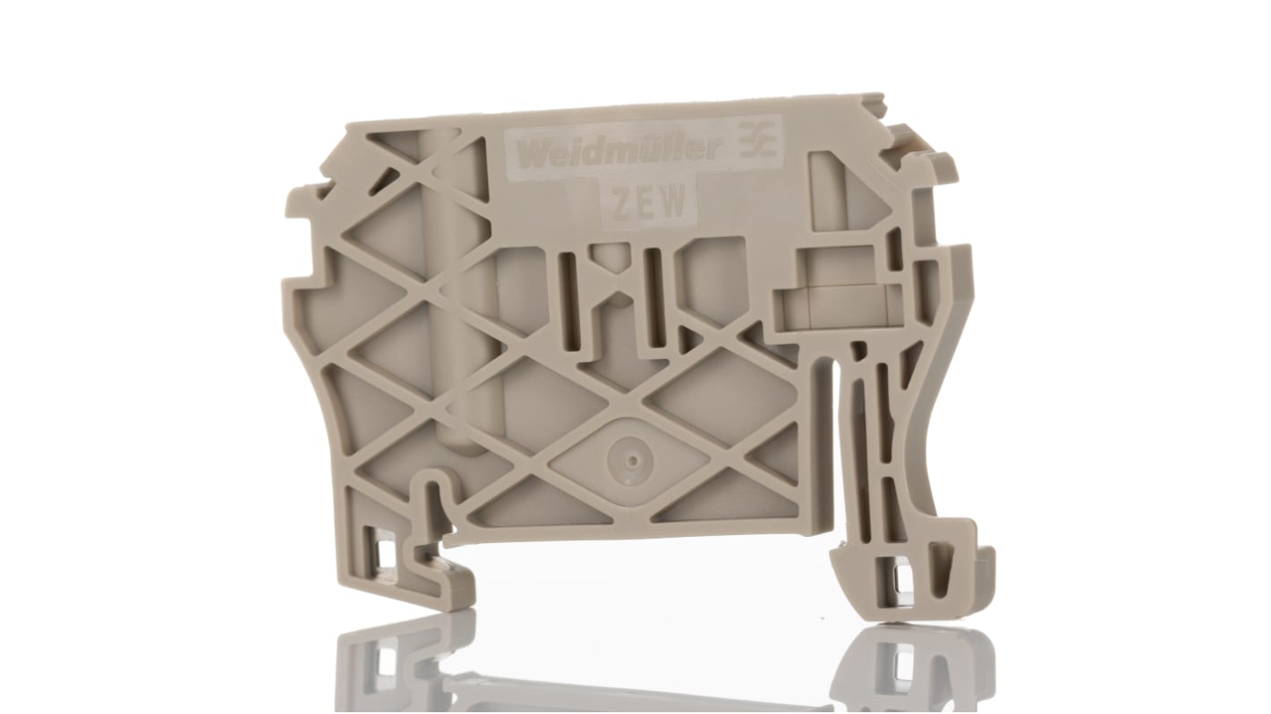 9540000000 Weidmuller P Series End Stop for Use with DIN Rail