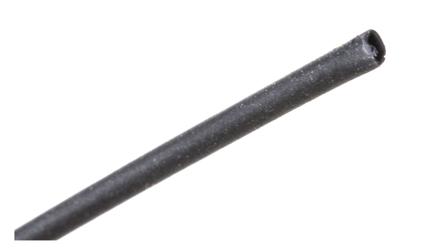 Tubo termorretráctil 3M de Poliolefina Negro, contracción 2:1, Ø 1.2mm, long. 12m