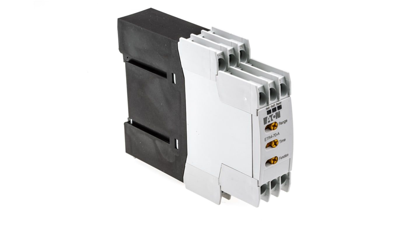 Eaton Eaton Moeller Series DIN Rail Mount Timer Relay, 24 → 240V ac/dc, 2-Contact, 0.05 s → 60h, DPDT