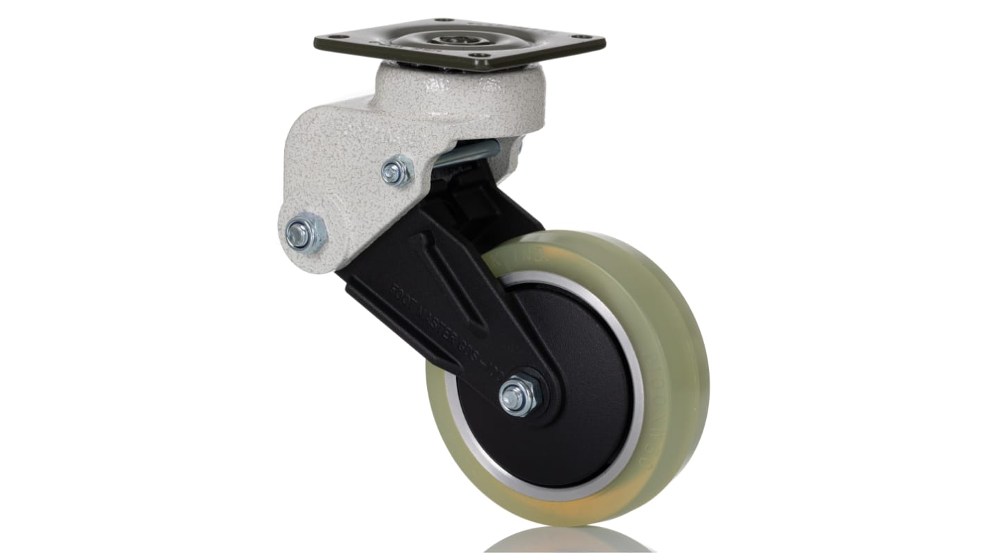 RS PRO Swivel Castor Wheel, 110kg Capacity, 100mm Wheel