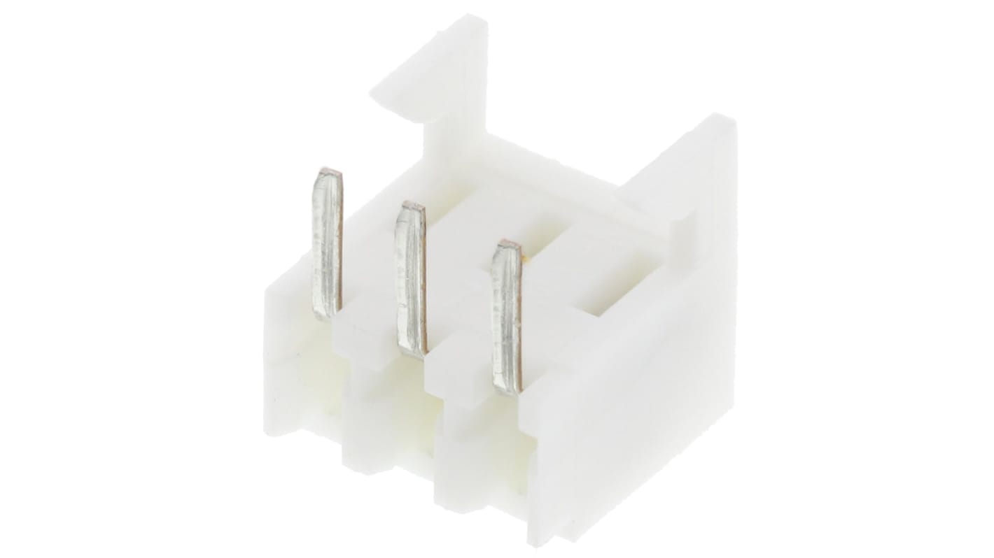 Connecteur femelle pour CI, 3 contacts, 1 rangée, 2.54mm, Traversant, Angle droit