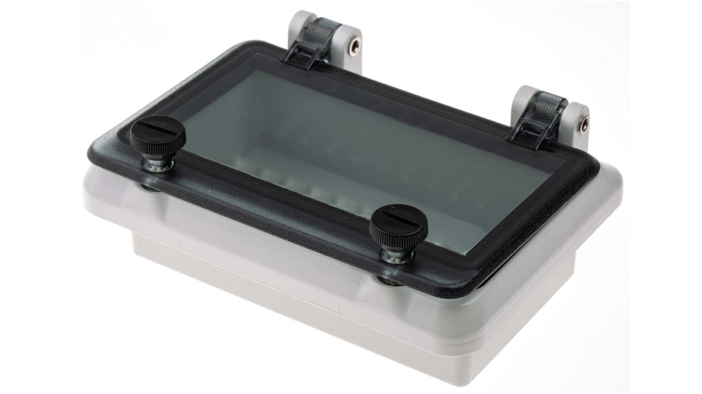 RS PRO Grey Polycarbonate IP44 Inspection Window for use with 46277-3 ...