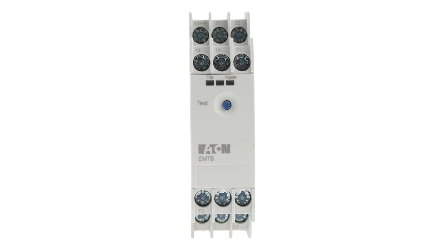 Eaton Overload Relay 1NO + 1NC, 3 A Contact Rating, 2 W, 24 → 240 Vac/dc, SP, EMT