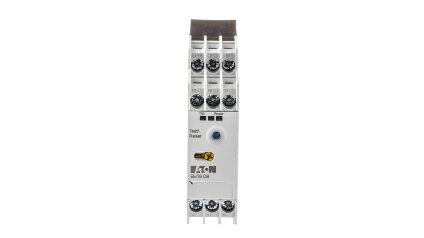 Relé de sobrecarga Eaton EMT Eaton Moeller, 1 NA + 1 NC, 24 → 240 V ac/dc