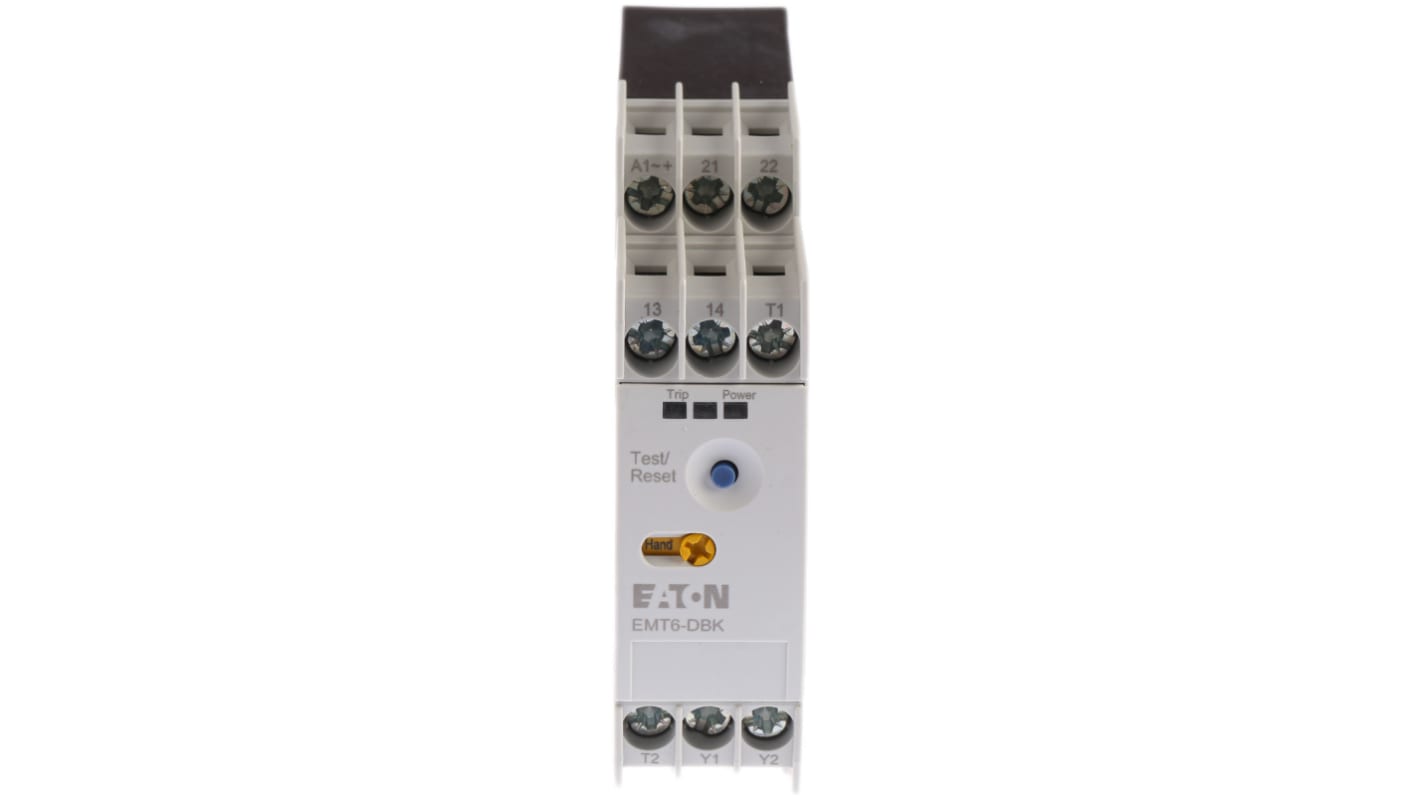 Eaton Overload Relay 1NO + 1NC, 3 A Contact Rating, 2 W, 24 → 240 V ac/dc, EMT