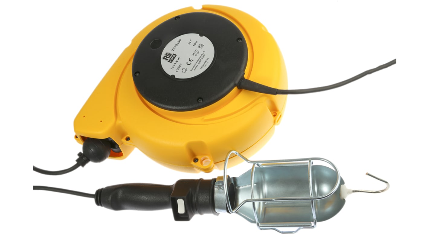 IP20 hand held ext reel inspection lamp