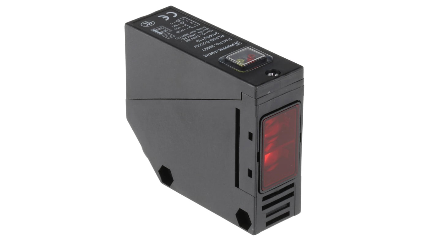 Fotoelektrický snímač 2 m Infračervená LED Blok 4 šroub Terminal, výstup: Relé IP67