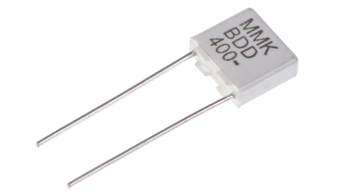 MMK5102J400J01L15.0CBULK | KEMET MMK Polyester Film Capacitor, 200 V ac ...