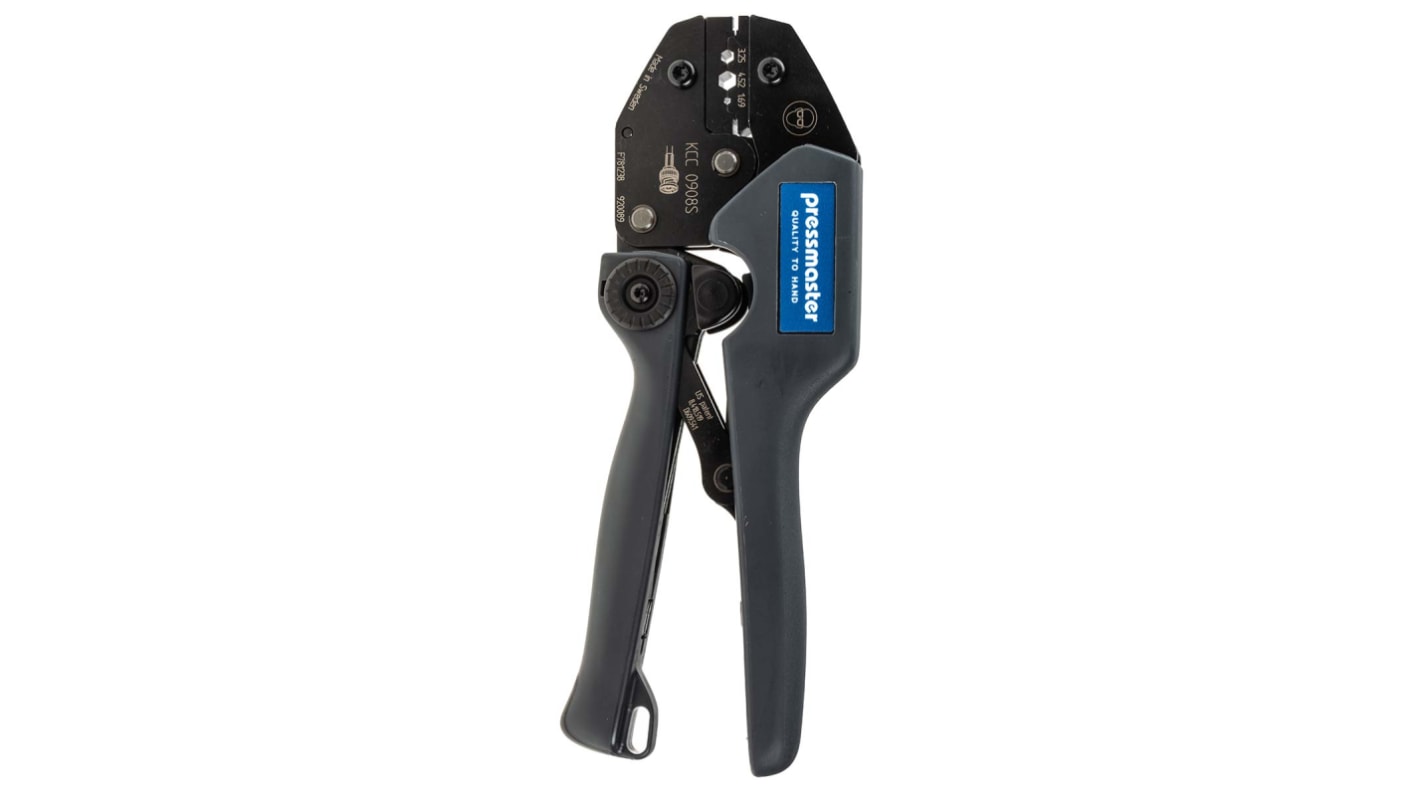 Pressmaster KCC 0908S Hand Ratcheting Crimp Tool for Coaxial Connectors