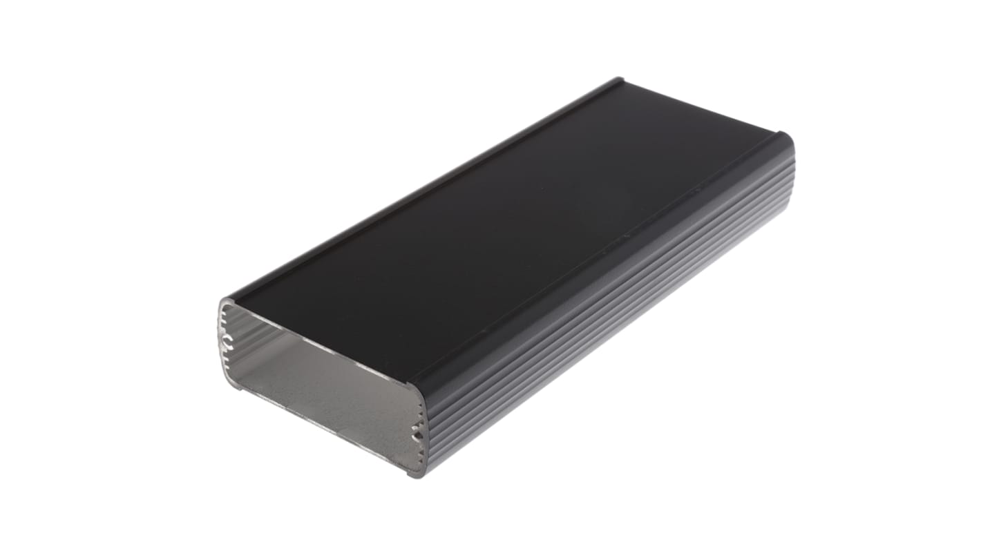 Bopla Alubos Series Black Aluminium Enclosure, IP65, 200 x 82 x 32mm